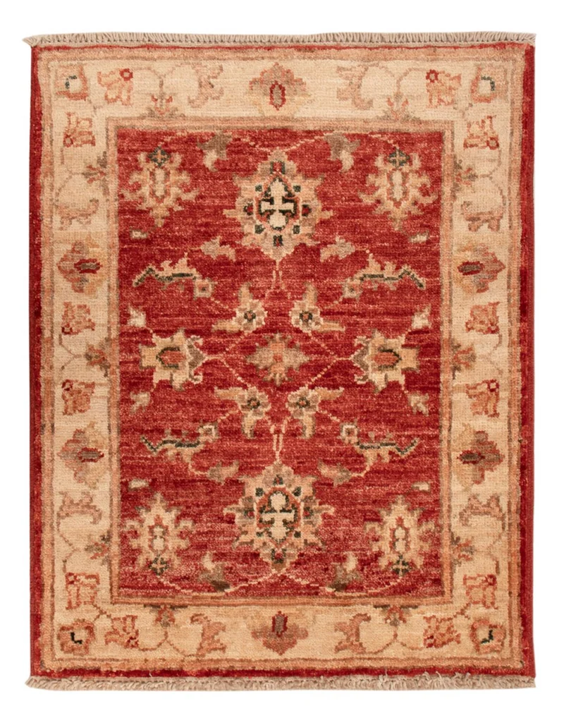 Ziegler Teppich 52x63cm - Orientteppich - rot