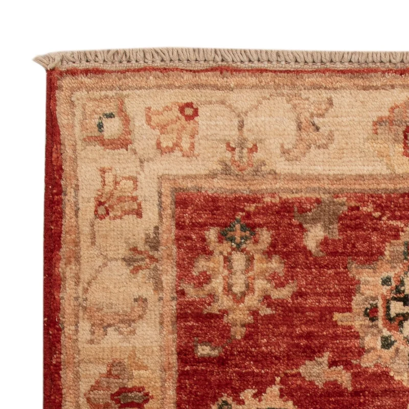 Ziegler Teppich 52x63cm - Orientteppich - rot
