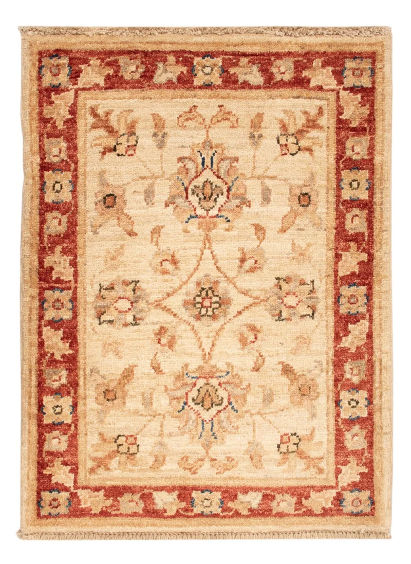Ziegler Teppich 51x70cm - Orientteppich - beige