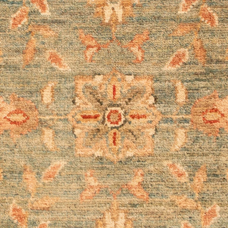 Ziegler Teppich 52x71cm - Orientteppich - türkis