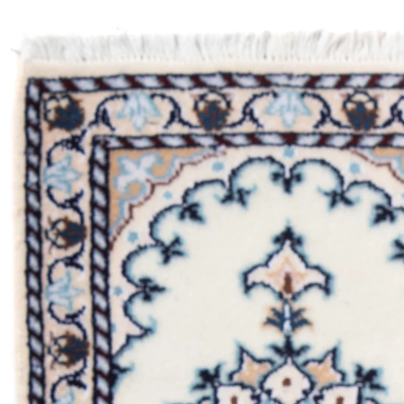 Perserteppich - Nain - 40 x 60 cm - hellblau