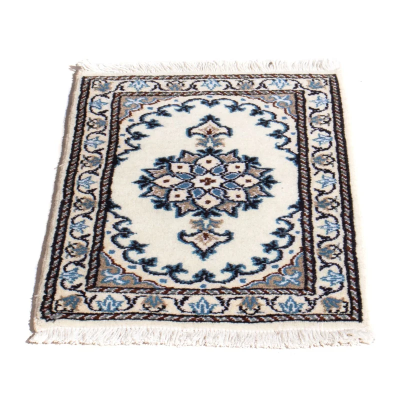 Nain - 12La Teppich 40x60cm - Perserteppich - hellblau