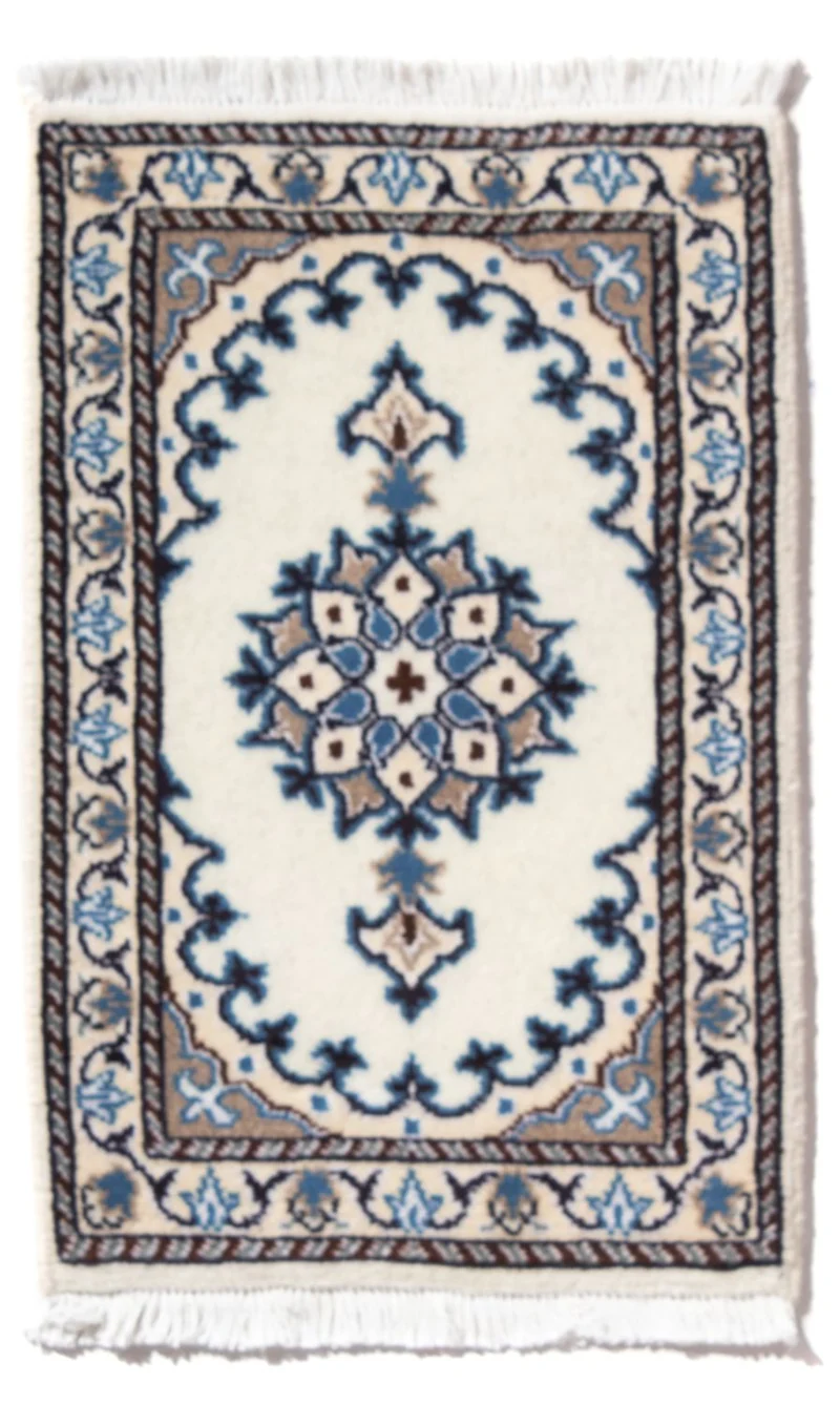 Nain - 12La Teppich 40x60cm - Perserteppich - creme