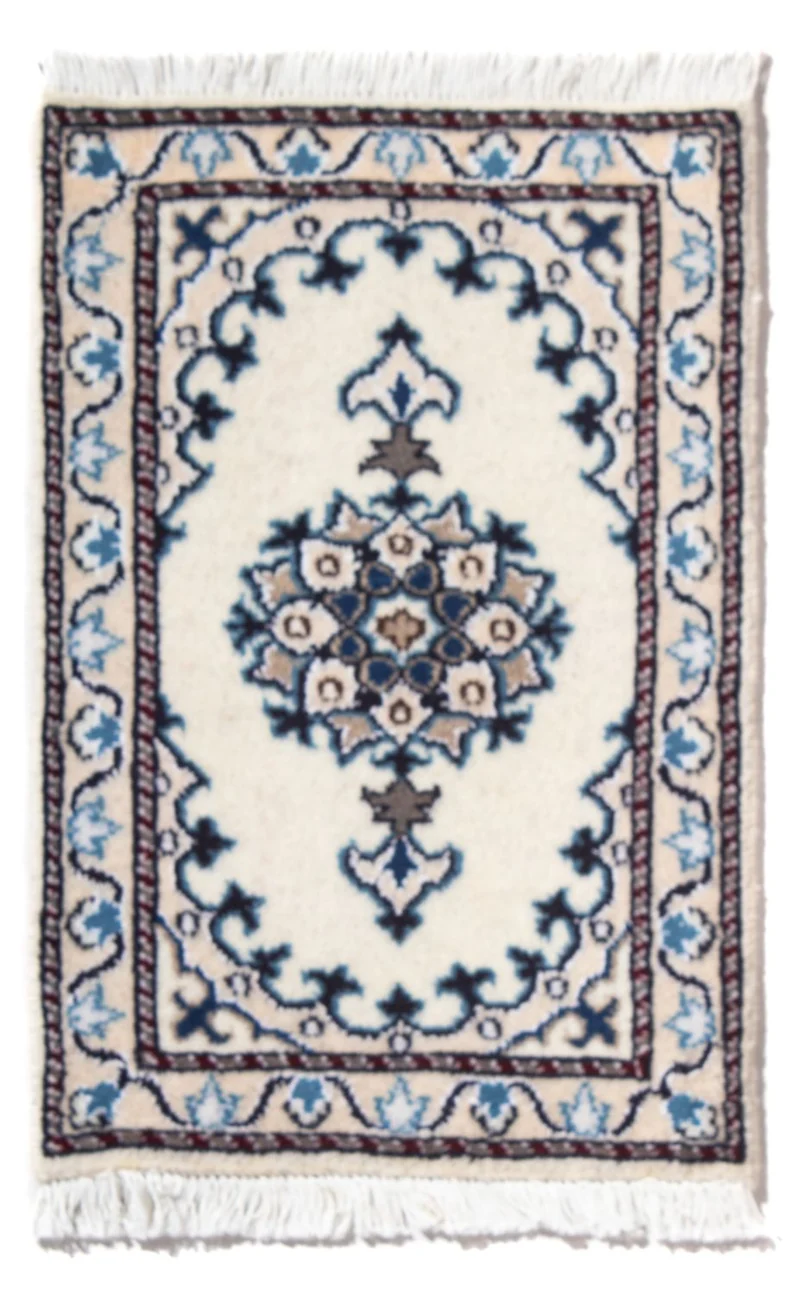 Nain - 12La Teppich 40x60cm - Perserteppich - creme