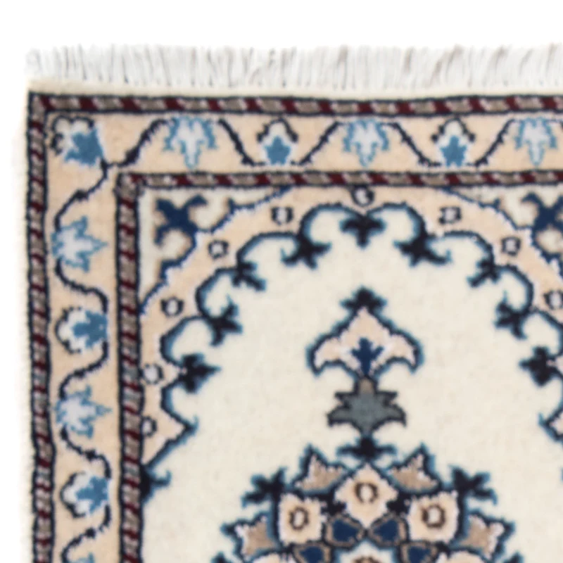 Nain - 12La Teppich 40x60cm - Perserteppich - creme