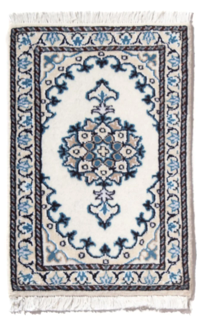 Nain - 12La Teppich 40x60cm - Perserteppich - creme