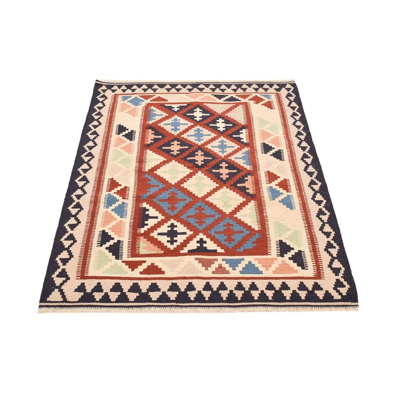 Kelim Fars Teppich 102x147cm - mehrfarbig