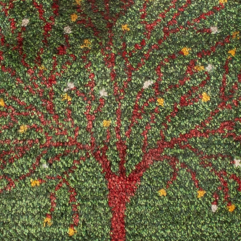 Gabbeh Persisch Teppich 40x60cm - Perserteppich Wollteppich - mehrfarbig
