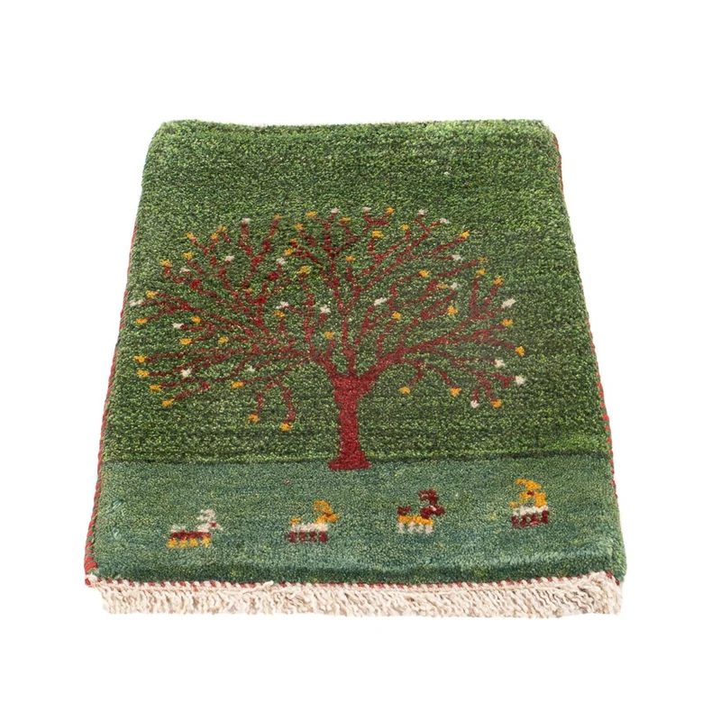 Gabbeh Persisch Teppich 40x60cm - Perserteppich Wollteppich - mehrfarbig