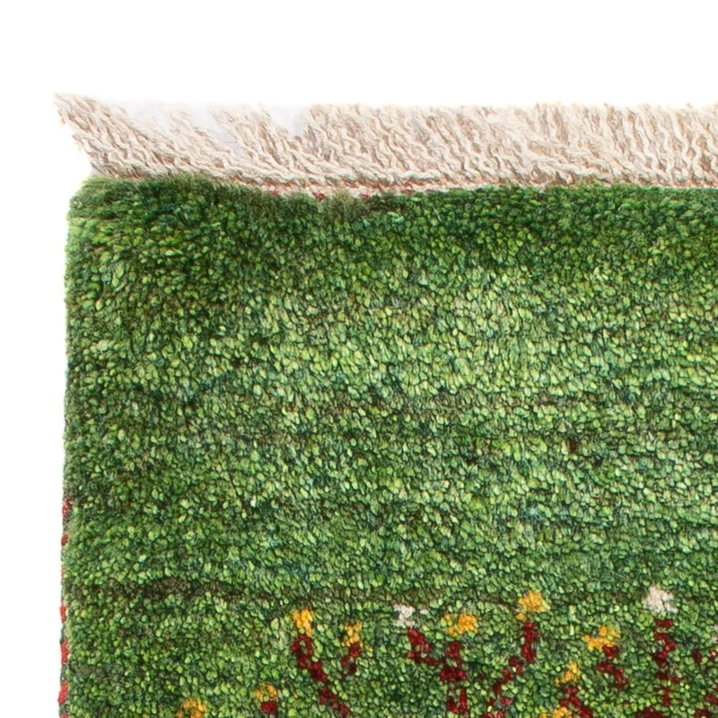 Gabbeh Persisch Teppich 40x60cm - Perserteppich Wollteppich - mehrfarbig
