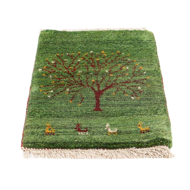Gabbeh Persisch Teppich 40x60cm - Perserteppich Wollteppich - mehrfarbig