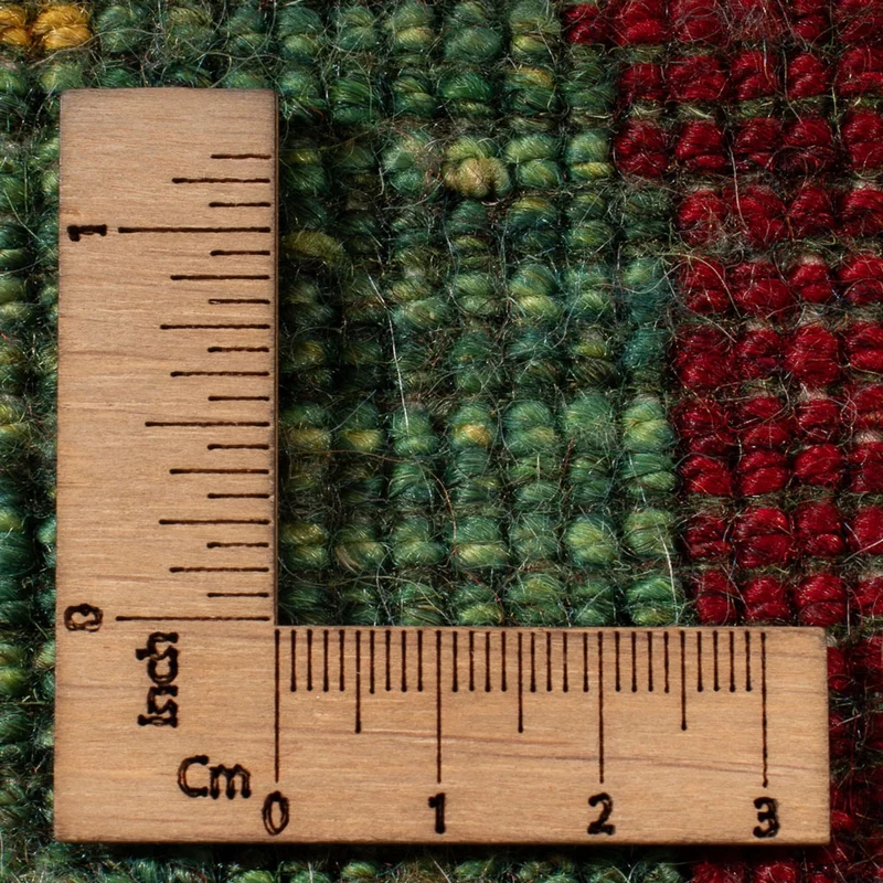 Gabbeh Persisch Teppich 40x60cm - Perserteppich Wollteppich - mehrfarbig