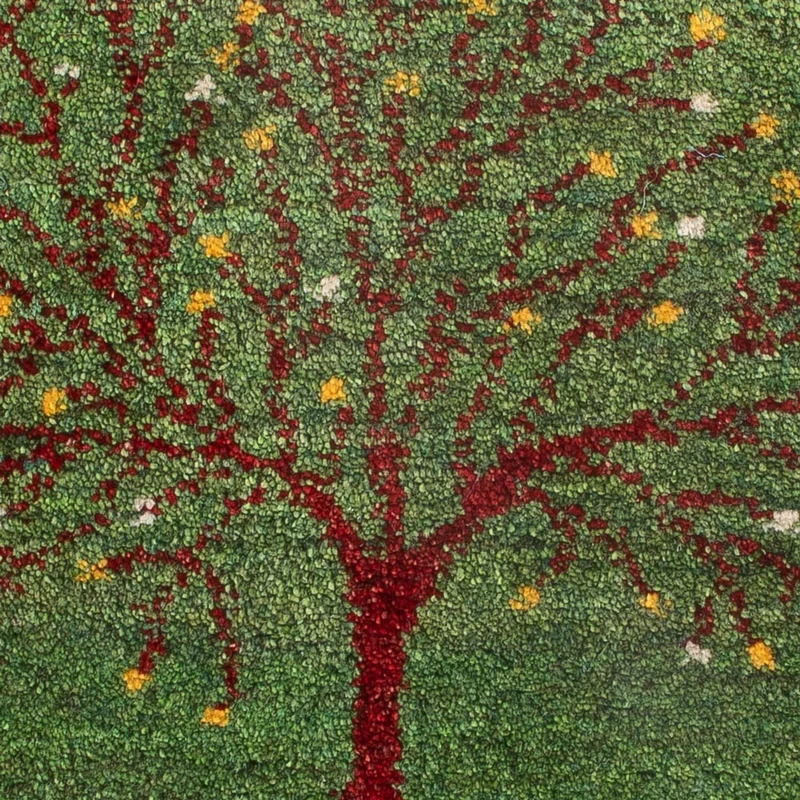 Gabbeh Persisch Teppich 40x60cm - Perserteppich Wollteppich - mehrfarbig