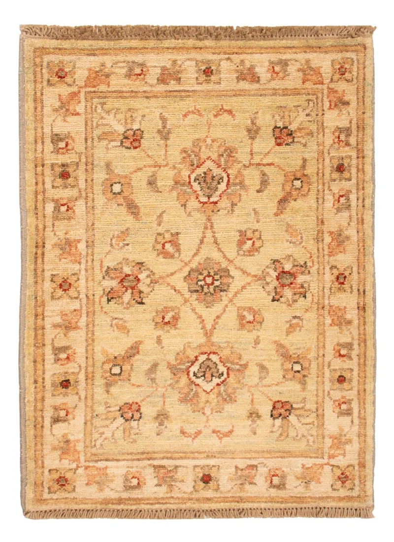 Ziegler Teppich 52x69cm - Orientteppich - beige