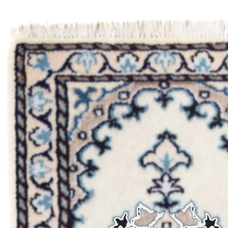 Nain - 12La Teppich 40x60cm - Perserteppich - creme