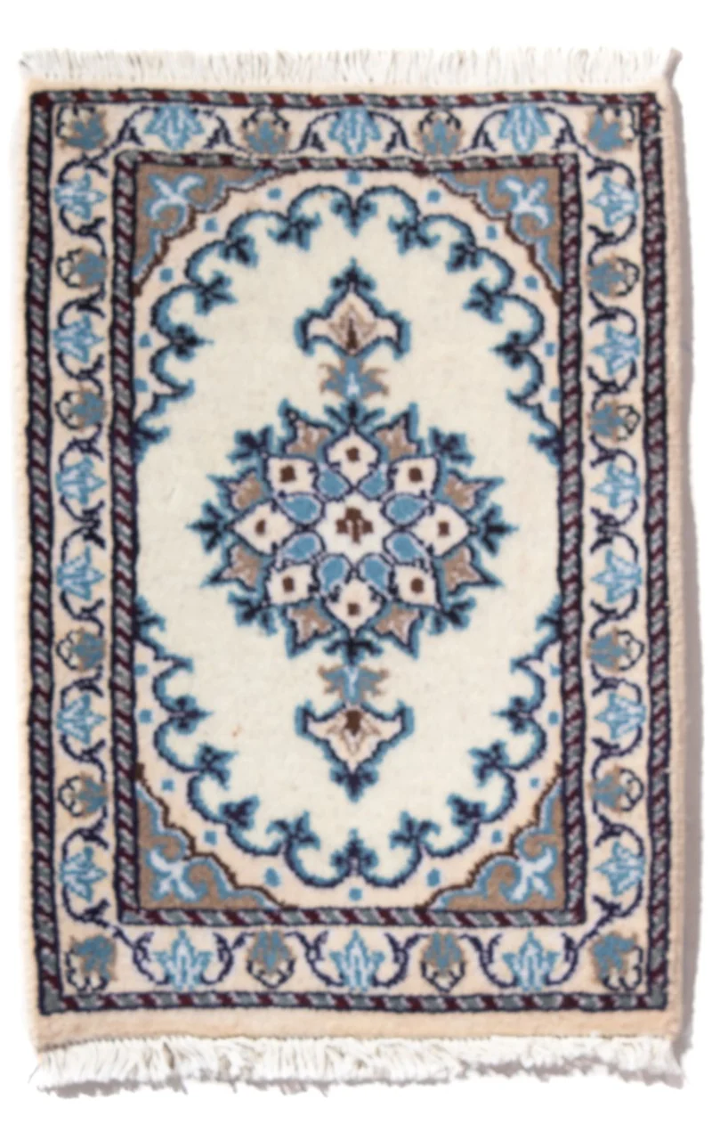 Nain - 12La Teppich 40x60cm - Perserteppich - creme