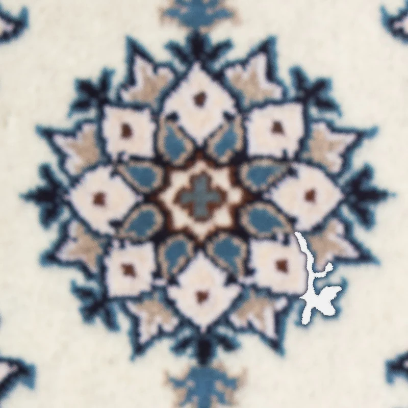 Nain - 12La Teppich 40x60cm - Perserteppich - creme
