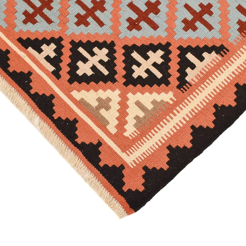 Kelim Fars Teppich 98x145cm - mehrfarbig