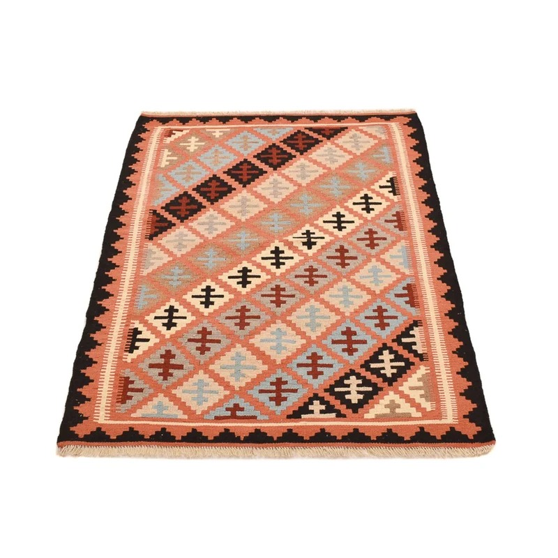 Kelim Fars Teppich 98x145cm - mehrfarbig