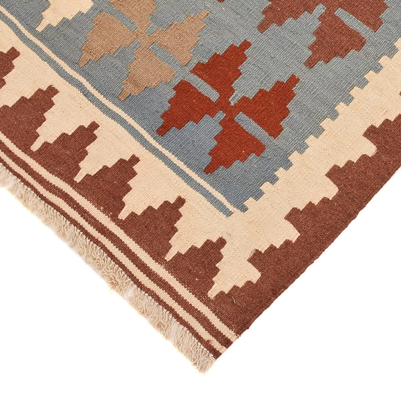 Kelim Fars Teppich 100x145cm - mehrfarbig