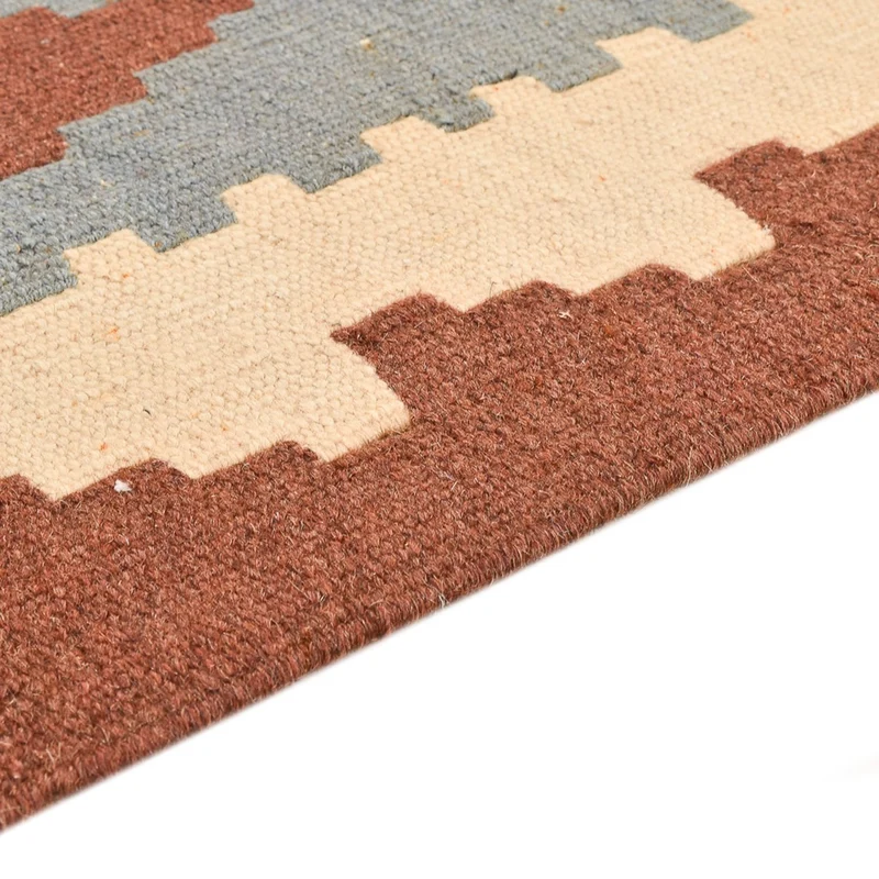 Kelim Fars Teppich 100x145cm - mehrfarbig