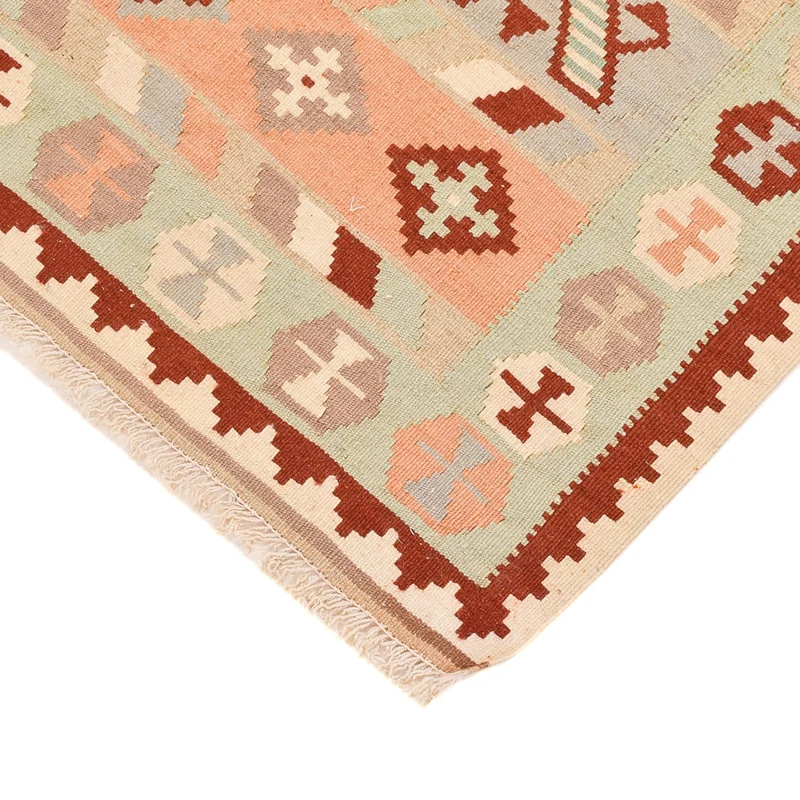 Kelim Fars Teppich 98x147cm - mehrfarbig