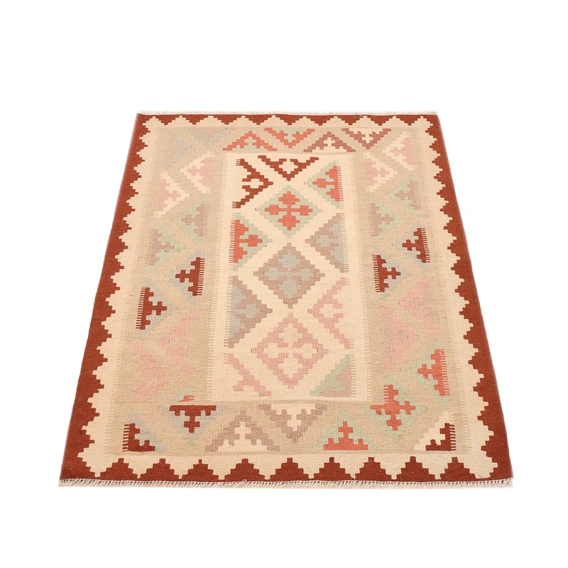 Kelim Fars Teppich 100x150cm - mehrfarbig