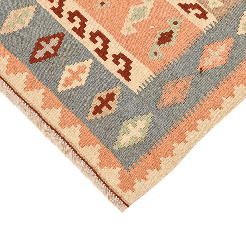 Kelim Fars Teppich 102x143cm - mehrfarbig