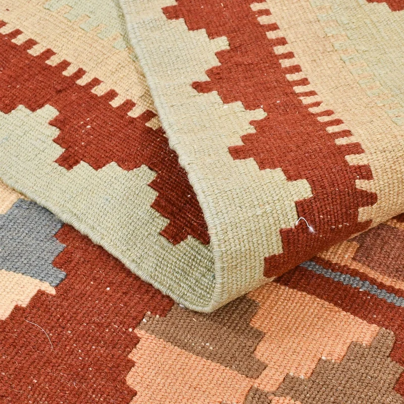 Kelim Fars Teppich 100x145cm - mehrfarbig