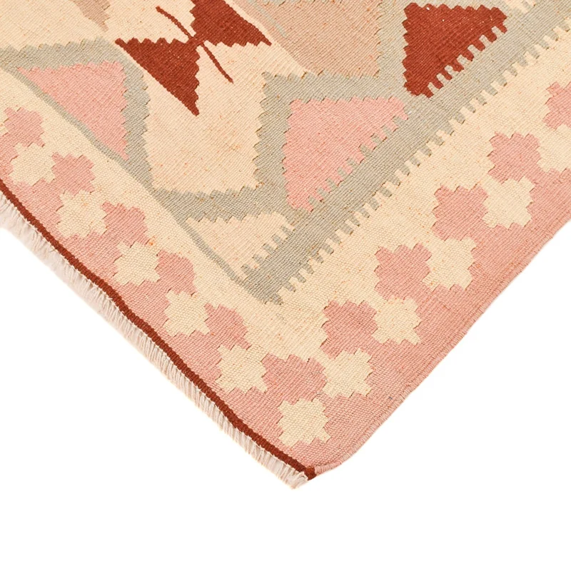 Kelim Fars Teppich 100x145cm - mehrfarbig