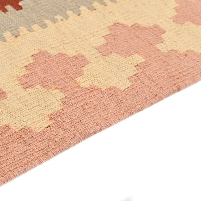 Kelim Fars Teppich 100x145cm - mehrfarbig
