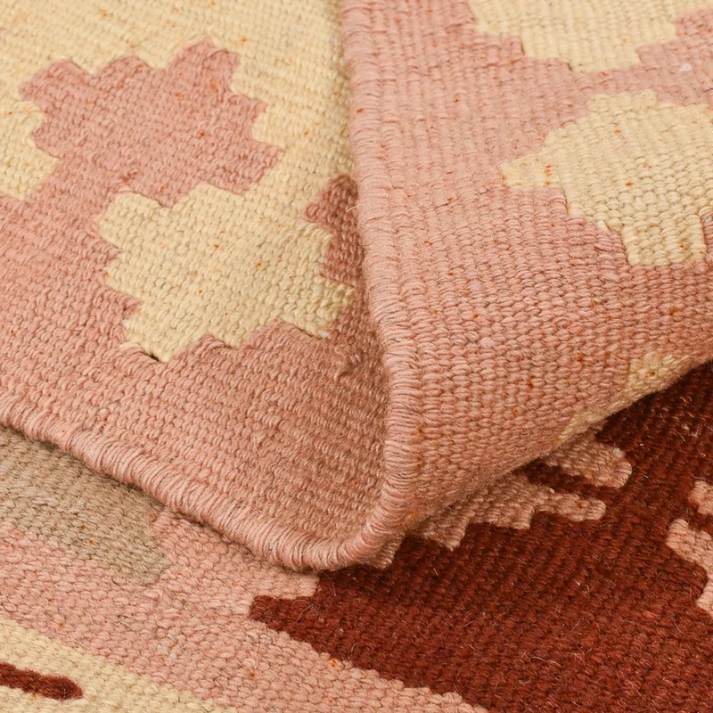 Kelim Fars Teppich 100x145cm - mehrfarbig