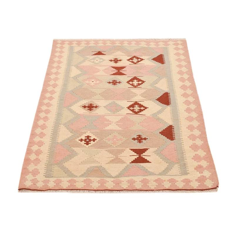 Kelim Fars Teppich 100x145cm - mehrfarbig