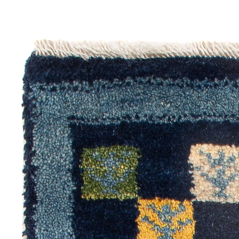 Gabbeh Persisch Teppich 40x60cm - Perserteppich Wollteppich - mehrfarbig