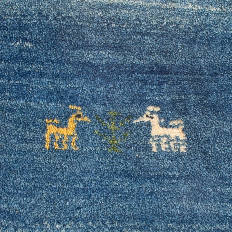 Gabbeh Teppich - Perser - 40 x 60 cm - mehrfarbig