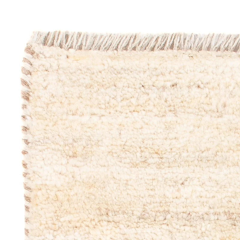 Gabbeh Persisch Teppich 40x60cm - Perserteppich Wollteppich - hellbeige