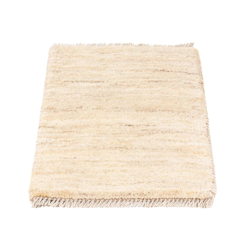 Gabbeh Persisch Teppich 40x60cm - Perserteppich Wollteppich - hellbeige