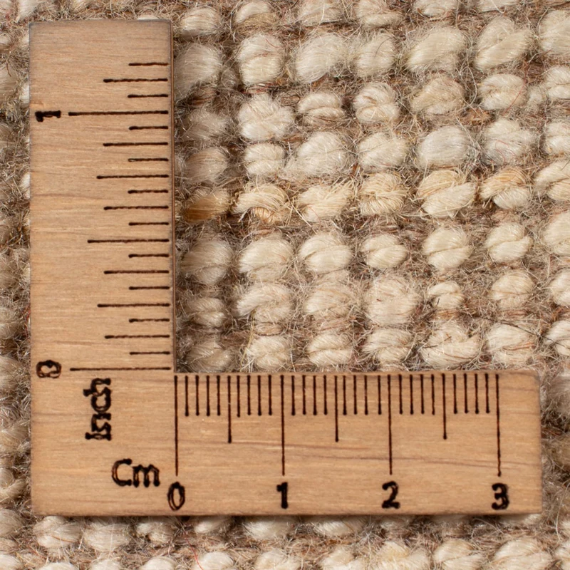 Gabbeh Persisch Teppich 40x60cm - Perserteppich Wollteppich - hellbeige
