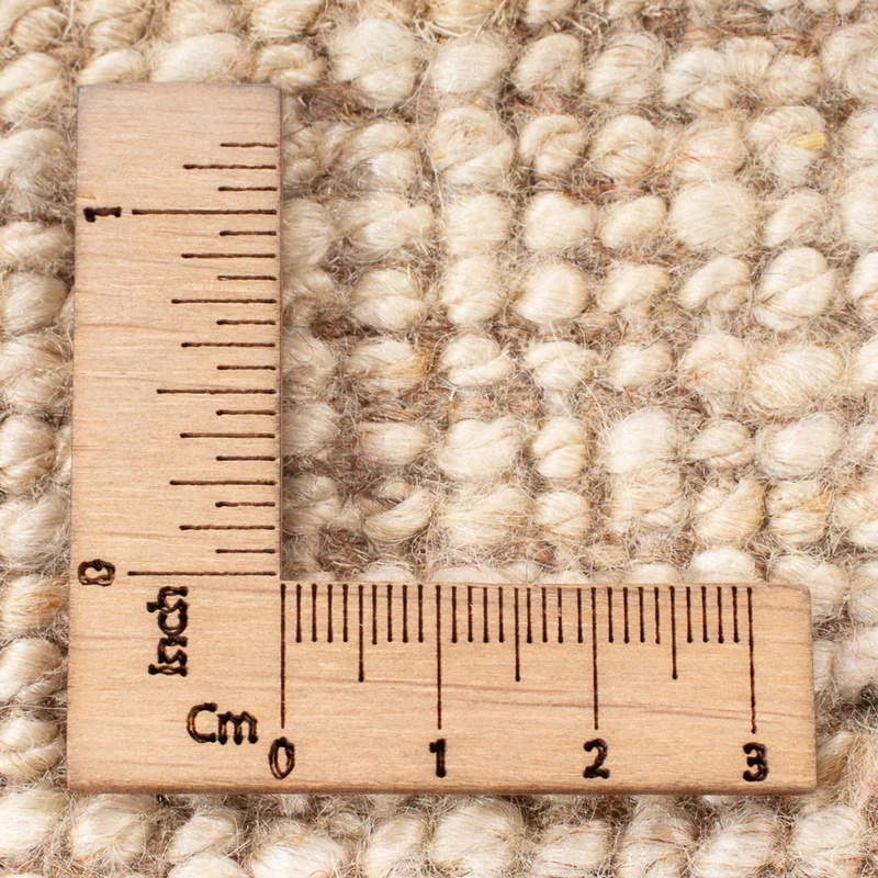Gabbeh Persisch Teppich 40x60cm - Perserteppich Wollteppich - hellbeige
