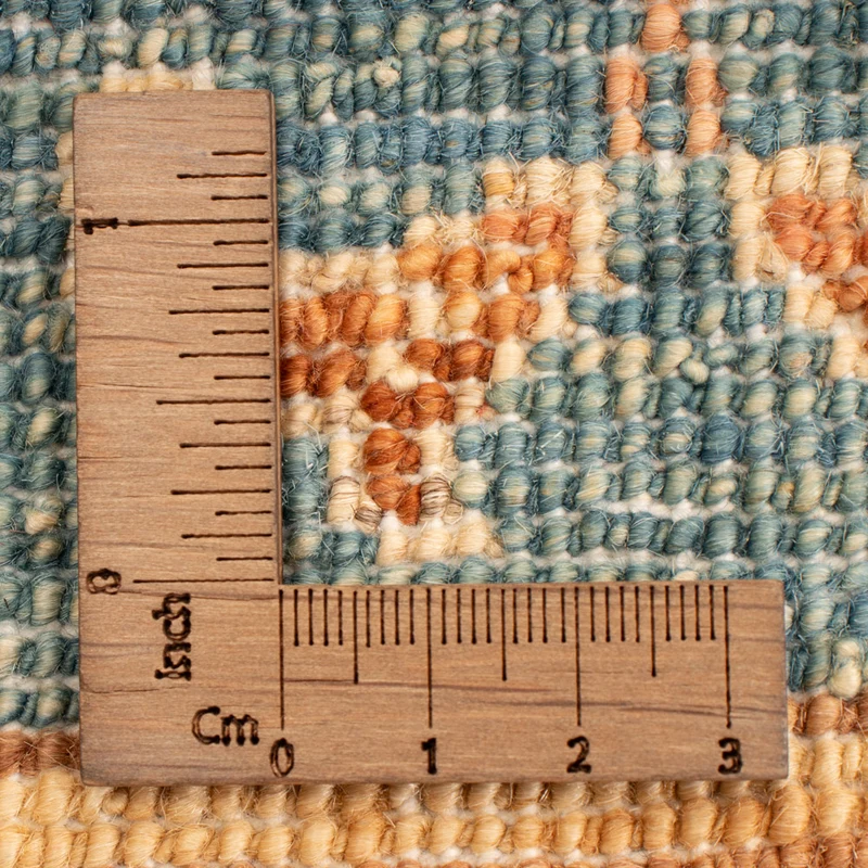 Ziegler Teppich 53x70cm - Orientteppich - hellblau