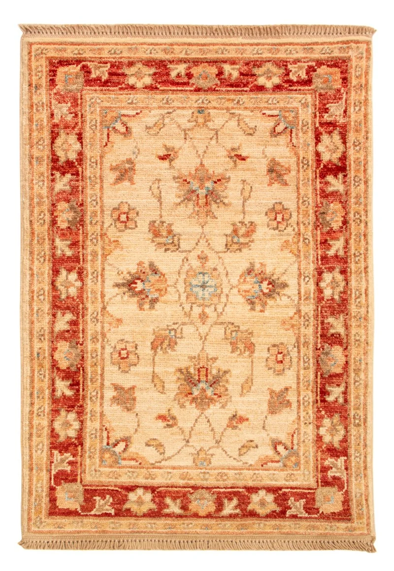 Ziegler Teppich 51x75cm - Orientteppich - beige
