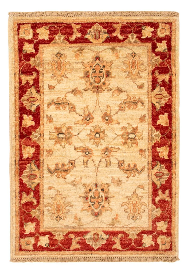 Ziegler Teppich 51x72cm - Orientteppich - beige