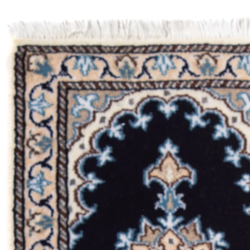 Nain - 12La Teppich 40x60cm - Perserteppich - dunkelblau