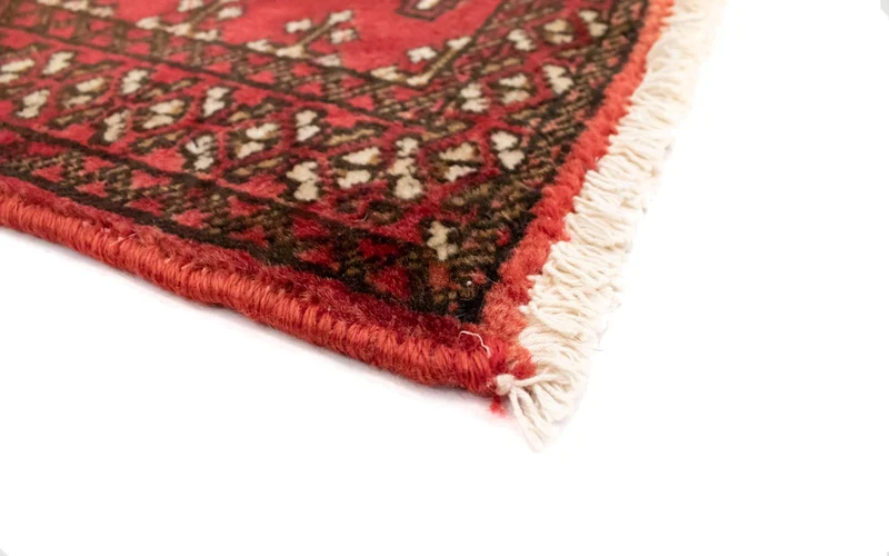 Turkaman Teppich 50x100cm - Orientteppich - rot