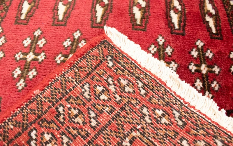 Turkaman Teppich 50x100cm - Orientteppich - rot