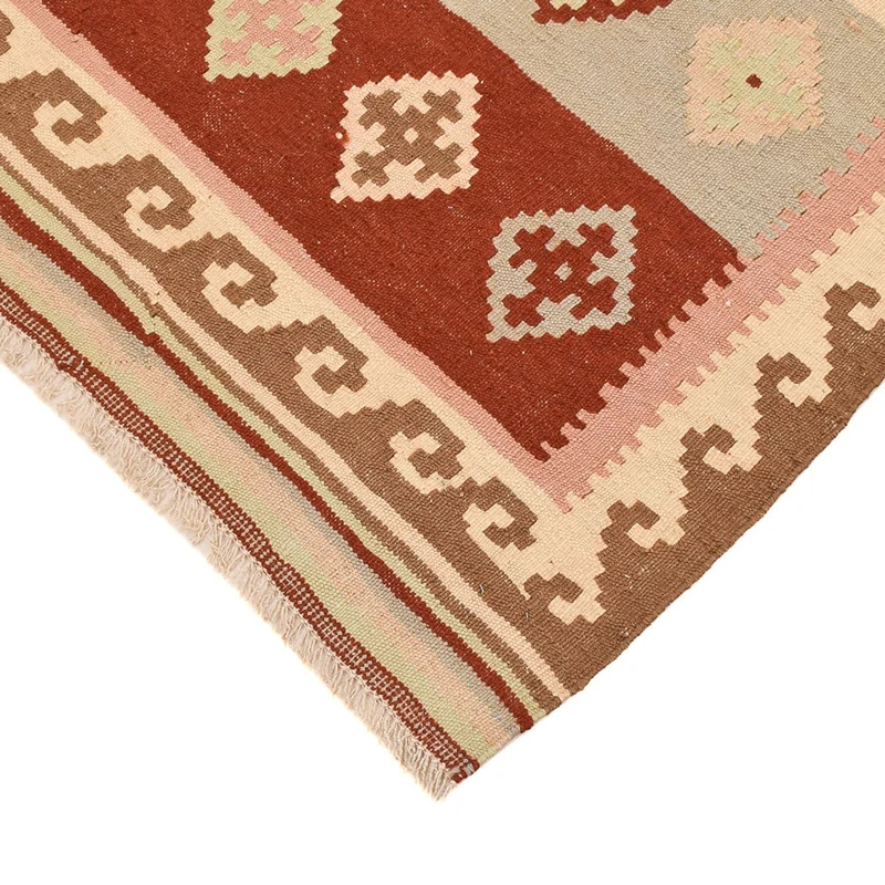 Kelim Fars Teppich 100x147cm - mehrfarbig