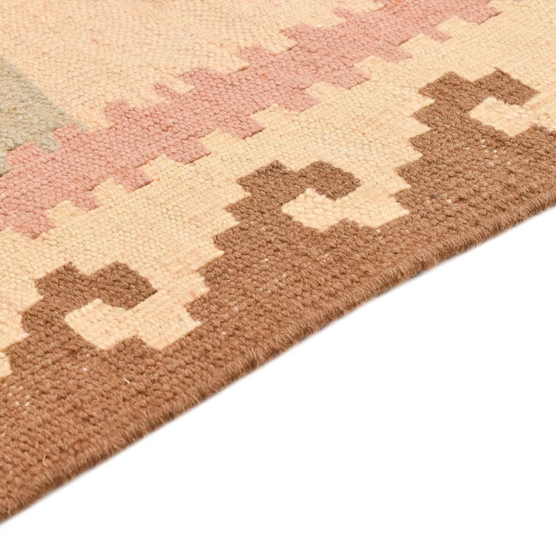 Kelim Fars Teppich 100x147cm - mehrfarbig
