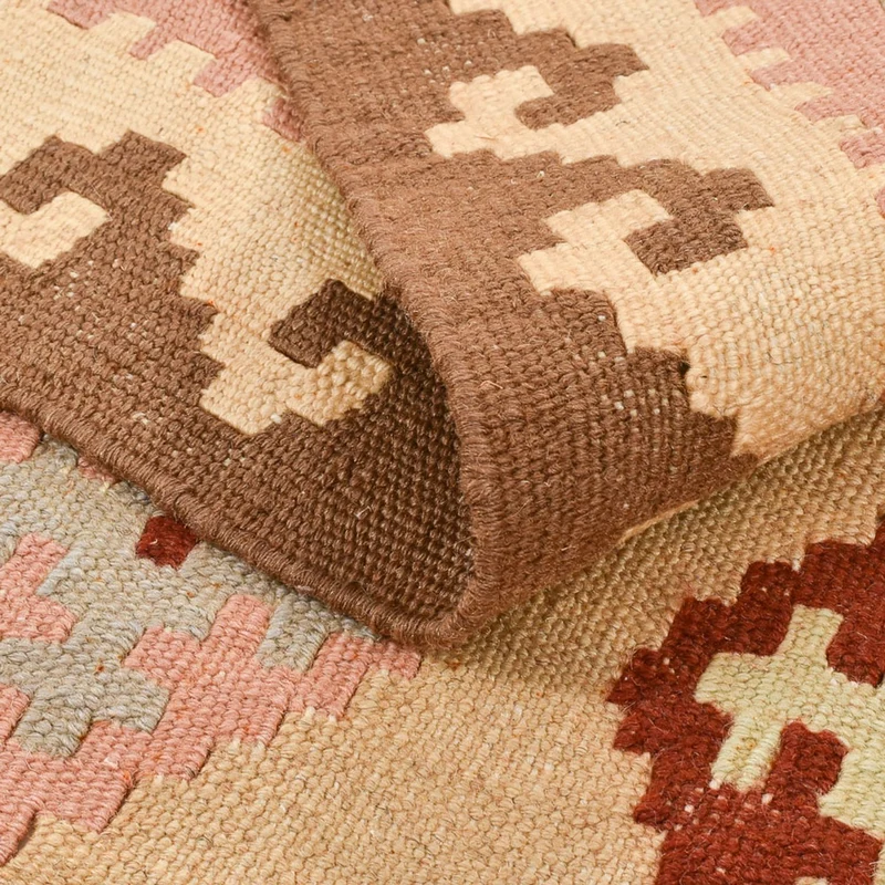 Kelim Fars Teppich 100x147cm - mehrfarbig