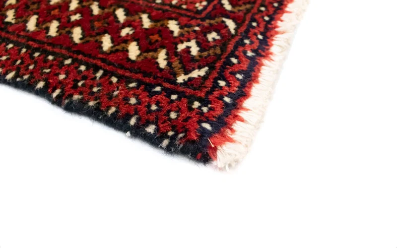 Turkaman Teppich 50x100cm - Orientteppich - rot