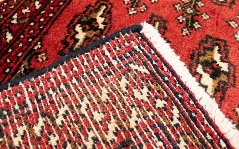 Turkaman Teppich 50x100cm - Orientteppich - rot